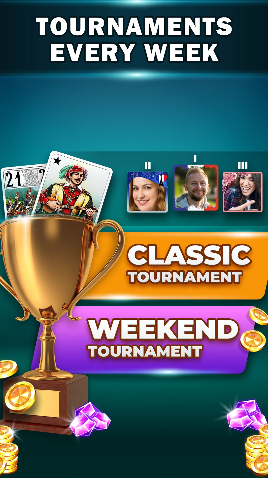 VIP Tarot - French Card Game screenshot