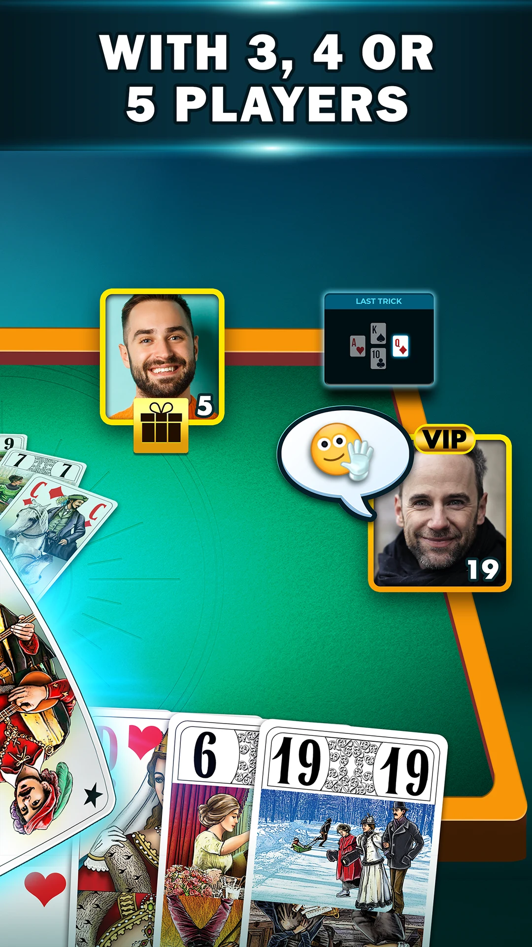 VIP Tarot - French Card Game screenshot